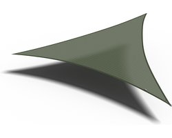 Platinum Sun & Shade - Coolfit - Schaduwdoek – Driehoek - 360x360x360cm – Olijf – 5 jaar garantie - 95% UV protectie – Sterk geweven 285 g/m² - Hoge kleurechtheid