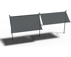 Platinum Sun & Shade – Flex frame koppelstuk – Schaduwoplossing voor balkon – Geschikt voor Platinum Sun & Shade rolgordijnen