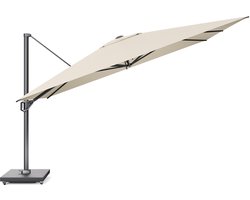 Platinum Sun & Shade – Zweefparasol – Challenger T¹ Premium - 400x300 cm – Champagne – Kantelbaar – 360° Draaibaar – 98% UV protectie