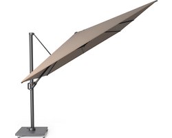 Platinum Sun & Shade – Zweefparasol – Challenger T¹ Premium - 400x300cm – Havana – Kantelbaar – 360° Draaibaar – 98% UV protectie