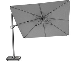Platinum Sun & Shade – Zweefparasol – Nexus T² Premium - 300x300 cm – Manhattan – Dubbel Kantelbaar – 360° Draaibaar – 98% UV protectie
