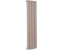 Platte Designradiator voor Badkamer en Woonkamer - Energiezuinige Verticaal Wandradiator met Thermostaat