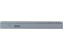 Platte liniaal, 160 mm lang, transparant