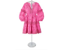 PLAY IT Dressboy XL - Dressgirl Kledingrek Zilver - 144x45x25cm - Kapstok