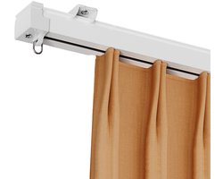 PLAY IT Gordijnrail 100-420cm Uitschuifbaar XXL Wit - Gordijnroede