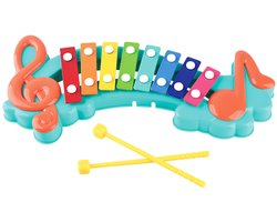 Play Xylofoon speelgoed met muzieknoten - kleurrijk muziekinstrument.