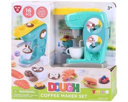Playgo koffiezetapparaat klei speelset - 4 kleipotjes - creatief speelgoed.