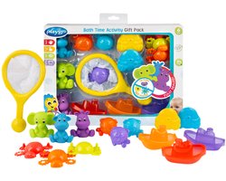Playgro Activiteiten badgeschenkset – Badspeelgoed - Speelgoed Bad - Baby bad speelgoed - badspeeltjes - waterspeelgoed- baby speelgoed 6 maanden - Cadeauset Baby - Volledig Afgesloten - Geen Schimmel - Badspeelset 14-delig - BPA vrij