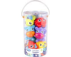 Playgro Badspeelgoed - First Fun Floaties - 8 Stuks- Volledig afgesloten - Baby Speelgoed - baby speelgoed- badspeelgoed - speelgoed baby - badspeeltjes - waterspeelgoed- baby speelgoed 6 maanden Schimmelvrij