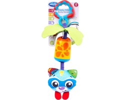 Playgro Chime Rocky Wasbeer Hangspeeltje - Kinderwagen accessoire - Wandelwagenspeeltje - Hangspeeltje - Kinderwagenspeeltje - Baby speelgoed - Baby speelgoed met geluid - Kinderwagenaccessoire - Buggyaccessoire- Educatief Speelgoed