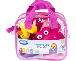 Playgro Drijvend badspeelgoed volledig afgesloten - 7st - badgeschenkset - Schimmelvrij - Badspeelgoed - waterspeelgoed baby - Waterspeelgoed Peuters - Baby Speelgoed - Waterspeelgoed - BPA vrij