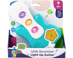Playgro - Oplichtende Gitaar - Baby Speelgoed Muziekinstrument - Baby speelgoed - Muziekinstrument voor Baby - Interactief speelgoed Baby - Educatief speelgoed - Kraam Cadeau - Baby gitaar - Speelgoed met licht en geluid