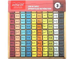 Playing Kids Leer De Tafels Blokkenspel - 3+