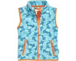 Playshoes Kinder Fleece-Weste Pfeile Camouflage Petrol-140