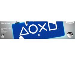 PlayStation Light Up Desk Mat - Officieel gelicentieerde toetsenbord- & muismat voor kantoor, lichtgevende grote muismat voor gaming set up - Paladone