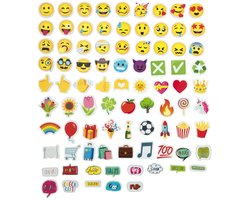 Playtive Speelgoed Magneten - Emoticons - 85 stuks - Emojis