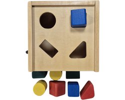 Playwood – houten vormenstoof – Retro 15x15x8 cm
