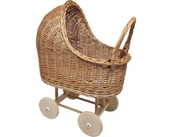 Playwood - Rieten Poppenwagen zonder bekleding
