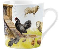 Plenty Gifts Mok Rien Poortvliet Erf 240 Ml Keramiek Wit