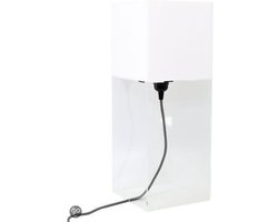 Plexi table lamp L - Wit