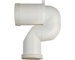 Plieger afvoerbocht AO - Universele afvoerbocht wc - Afvoer in de vloer