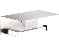 Plieger Altea WC Rolhouder met Plateau – Wandmontage – Chroom