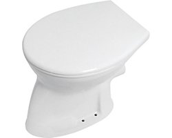 Plieger Brussel closetpot vlakspoel PK 35x46.5cm wit