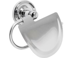 Plieger Charleston Closetrolhouder - Met Klep - Chroom