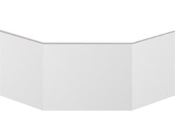 Plieger Contour voorpaneel 125cm voor Contour hoekbad wit