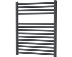 Plieger Designradiator Vulcano - Handdoekradiator - 68.8 x 55 cm - 348 Watt - Donkergrijs structuur