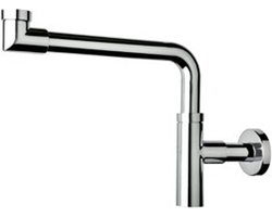 Plieger designsifon ruimtebesparend chroom