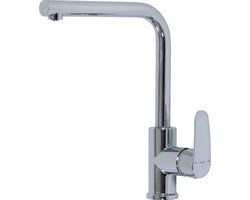 Plieger Dour Keukenkraan - 1-gats - Zijbediening - Chroom