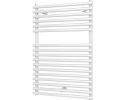 Plieger Florian Nxt M Enkel Designradiator – Handdoekradiator – 72.2 cm x 50 cm - 391 Watt - Wit