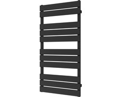 Plieger Genua Designradiator – Handdoekradiator - 112 cm x 55 cm - 558 Watt – Graphite
