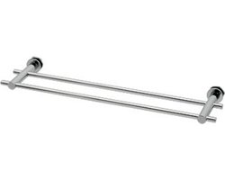 Plieger handdoekbeugel dubbel voor designradiator chroom