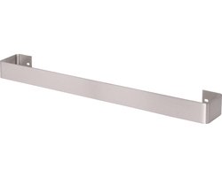 Plieger handdoekbeugel tbv radiator Perugia Quadrata Cavallino (Retto) enkel& Specchio 602 608mm max. 2 per radiator rvs