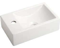 Plieger Houston fontein 37x23cm 1 kraangat links matwit