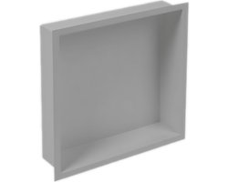 Plieger Inbox inbouwnis met flens 30x30x7.5cm waterproof RVS