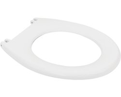 Plieger Kadett Toiletbril - Universele vorm WC Bril - Duroplast - Wit - Zonder Deksel - Kunststof bevestiging