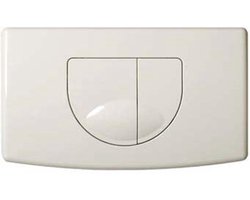 Plieger Main Bedieningspaneel – Bedieningspaneel Toilet – 2 knoppen – Bedieningspaneel Pergamon
