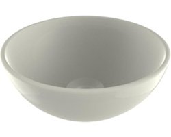 Plieger Mini Round waskom - 26x26x12cm - glans wit
