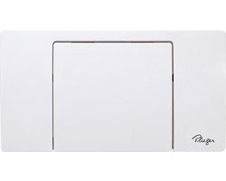 Plieger Neckar Bedieningspaneel – Bedieningspaneel Toilet Wit – Frontbediening – 1 Start/Stop Knop