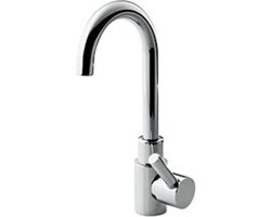 Plieger Pico Toiletkraan – Eén Knop – Kraan Messing – Toiletkraan Koud – Hoge Uitloop - Chroom