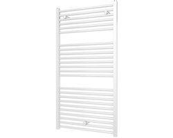 Plieger Quadro Designradiator - Handdoekradiator - 113.5 cm x 60 cm - 627 Watt - Wit
