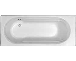 Plieger Queen solobad 170x70x43cm acryl met poten wit