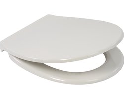 Plieger Royal Toiletbril - Universele vorm WC Bril - Duroplast - Wit - Met Deksel - RVS Bevestiging - Met softclose