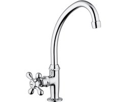 Plieger - San Remo - toiletkraan - m. hoge ronde uitloop - chroom - 1157009