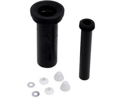 Plieger Sanit Wandclosetaansluiting - Complete Aansluitset - 30 cm - Zwart