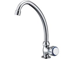 Plieger Solid toiletkraan met draaibare uitloop chroom