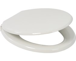 Plieger Start Toiletbril - Universele vorm WC Bril - Thermoplast - Wit - Met Deksel - Softclose - Quick Release - Kunststof Bevestiging